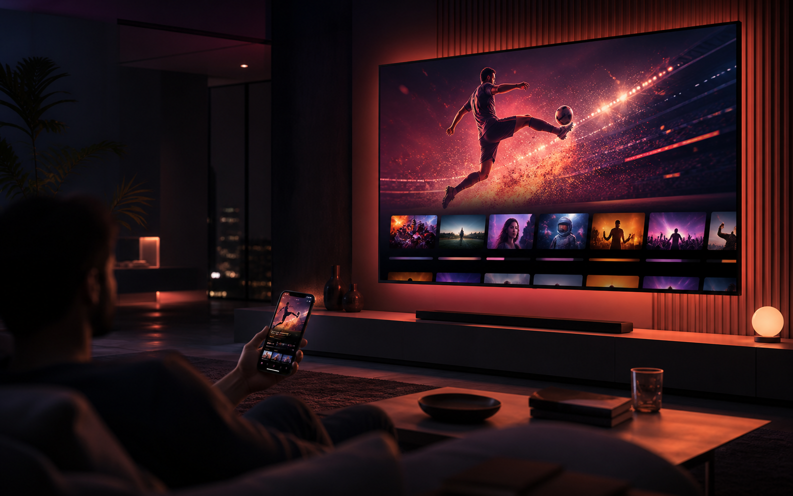 Expérience EcranDirect sur télévision et mobile